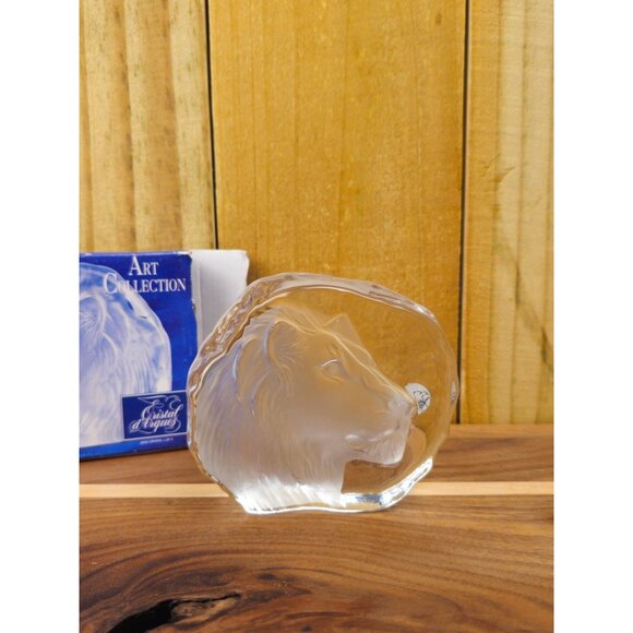 Cristal D'Arques Lion Paperweight - Picture 7 of 10